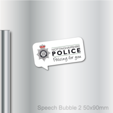 Speech Bubble 01 - Fridge Magnet (58 x 83 mm)